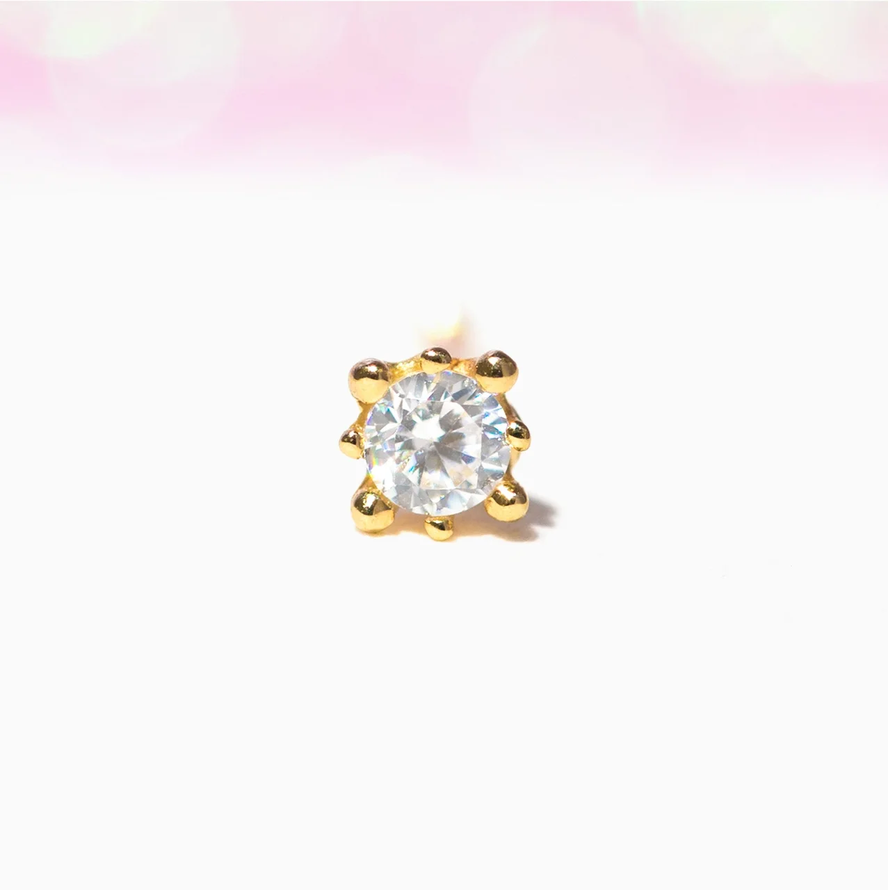 10k Solid Gold Truly Divine Stud