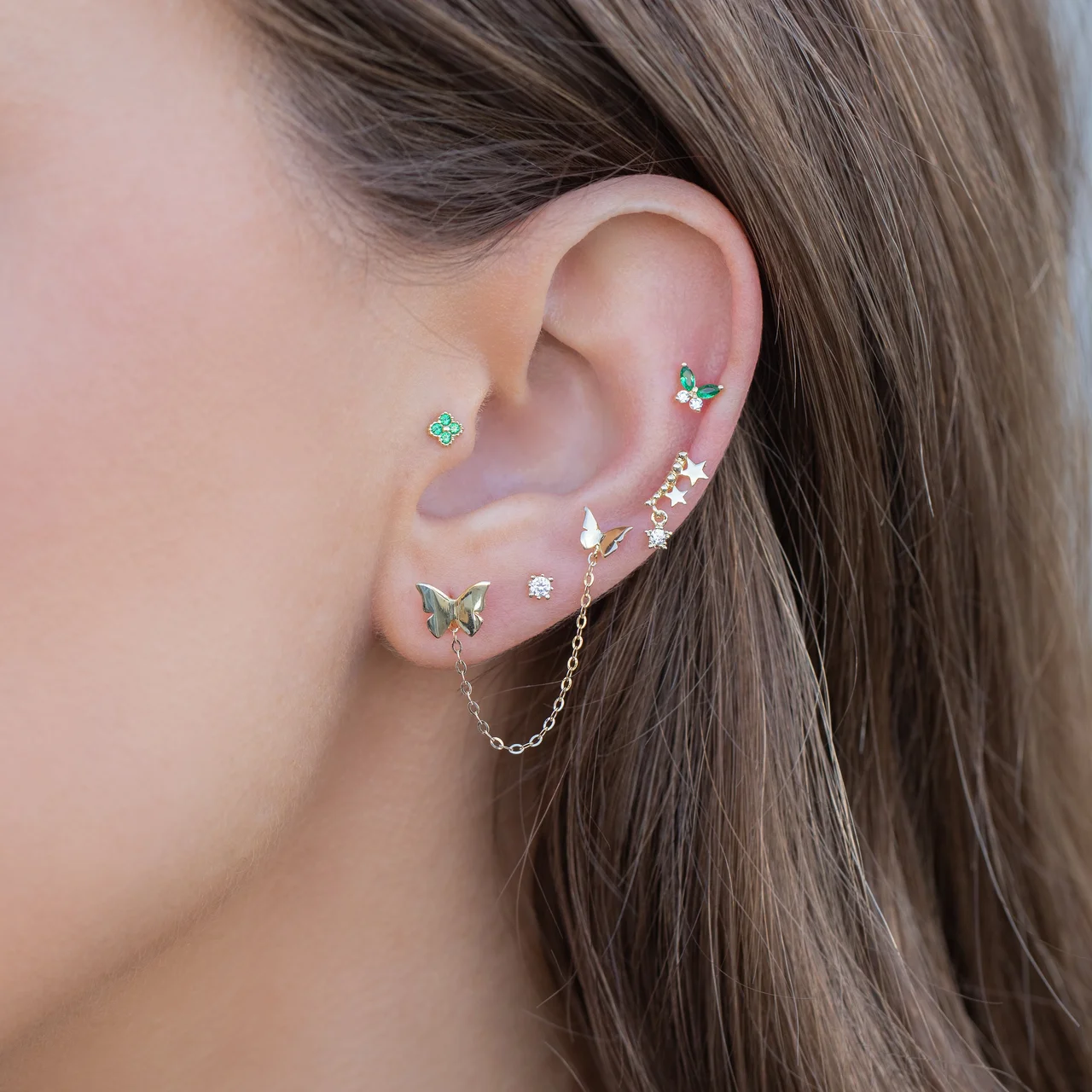 10k Solid Gold Written in the Stars Ear Crawler - Image 2