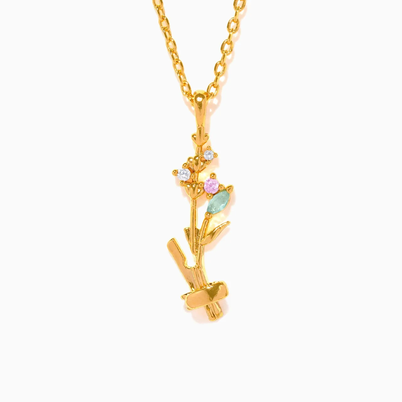 Birth Month Flower Necklace Base