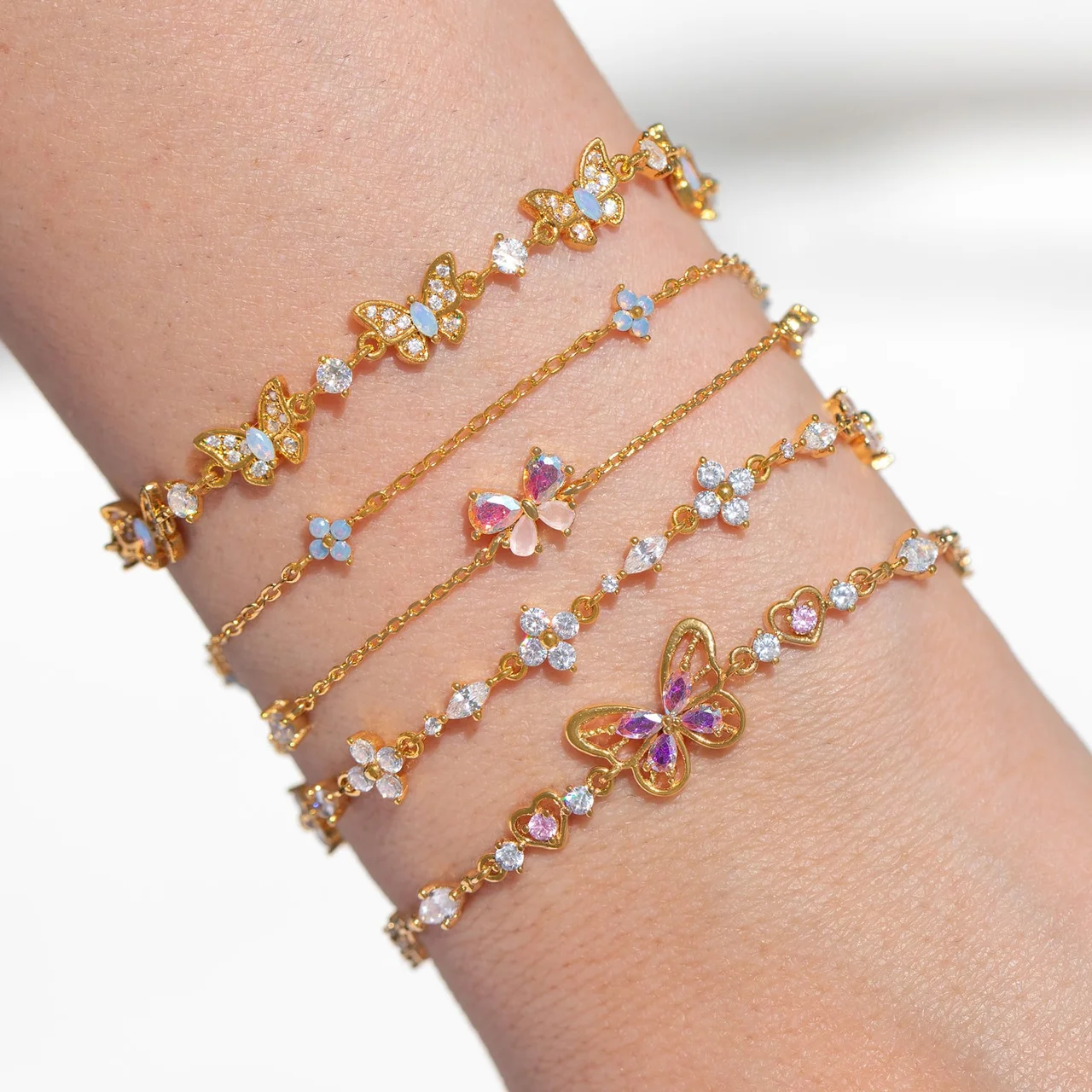 Butterfly Tingles Tennis Bracelet - Image 3