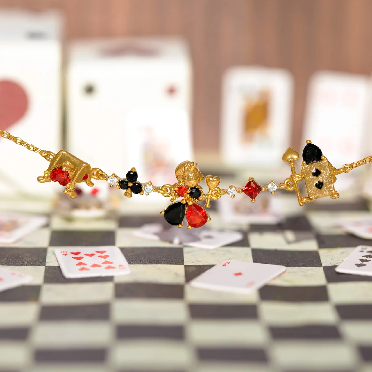 Disney Alice in Wonderland Queen of Hearts Bracelet - Image 3