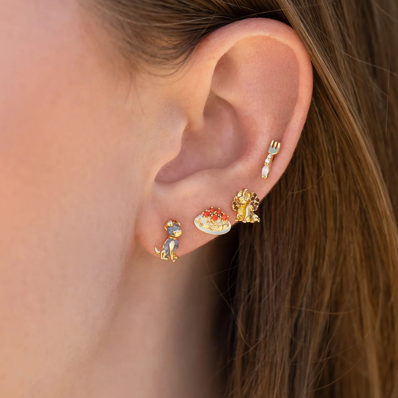 Disney Lady and the Tramp Studs - Image 2