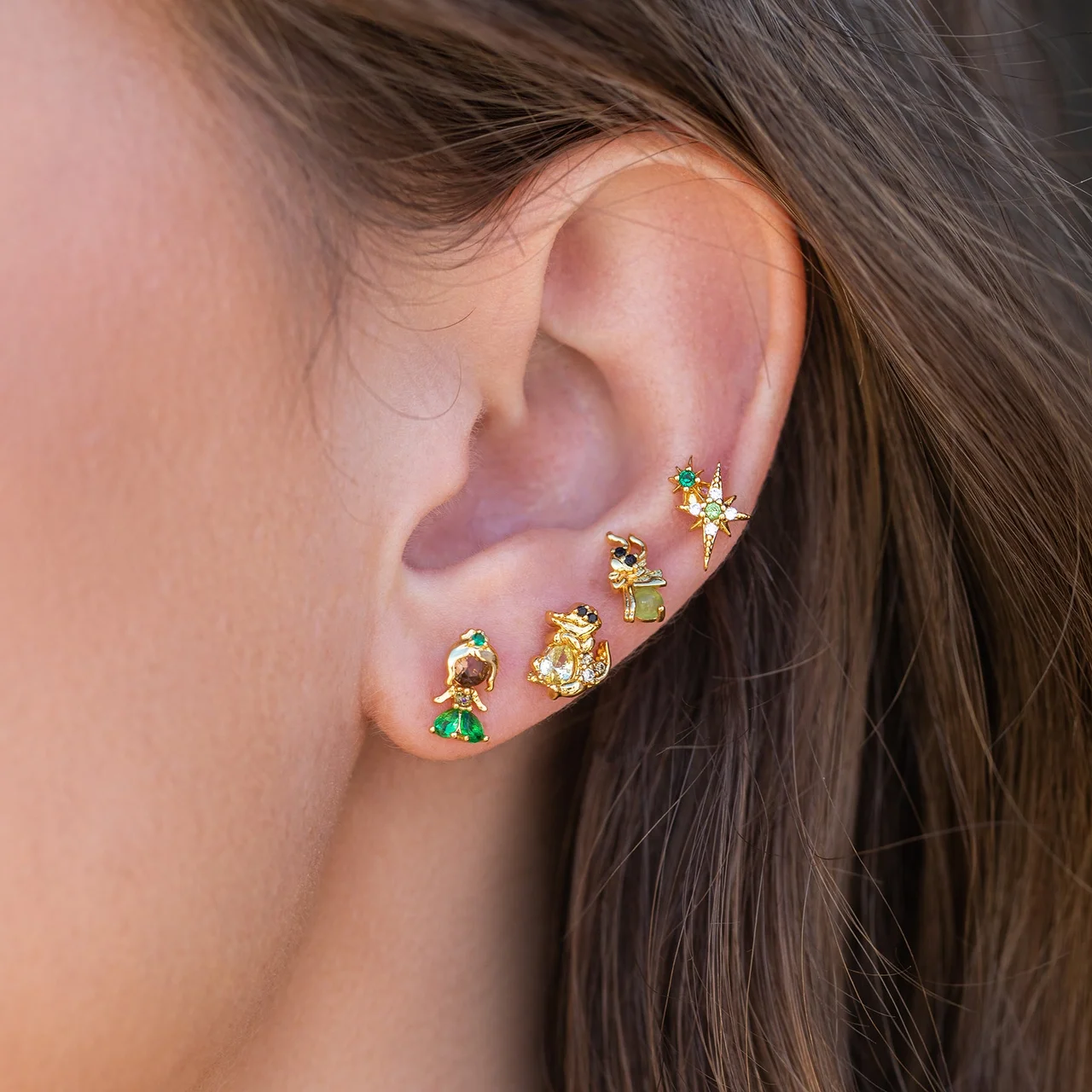 Disney Princess Tiana Earring Set - Image 2