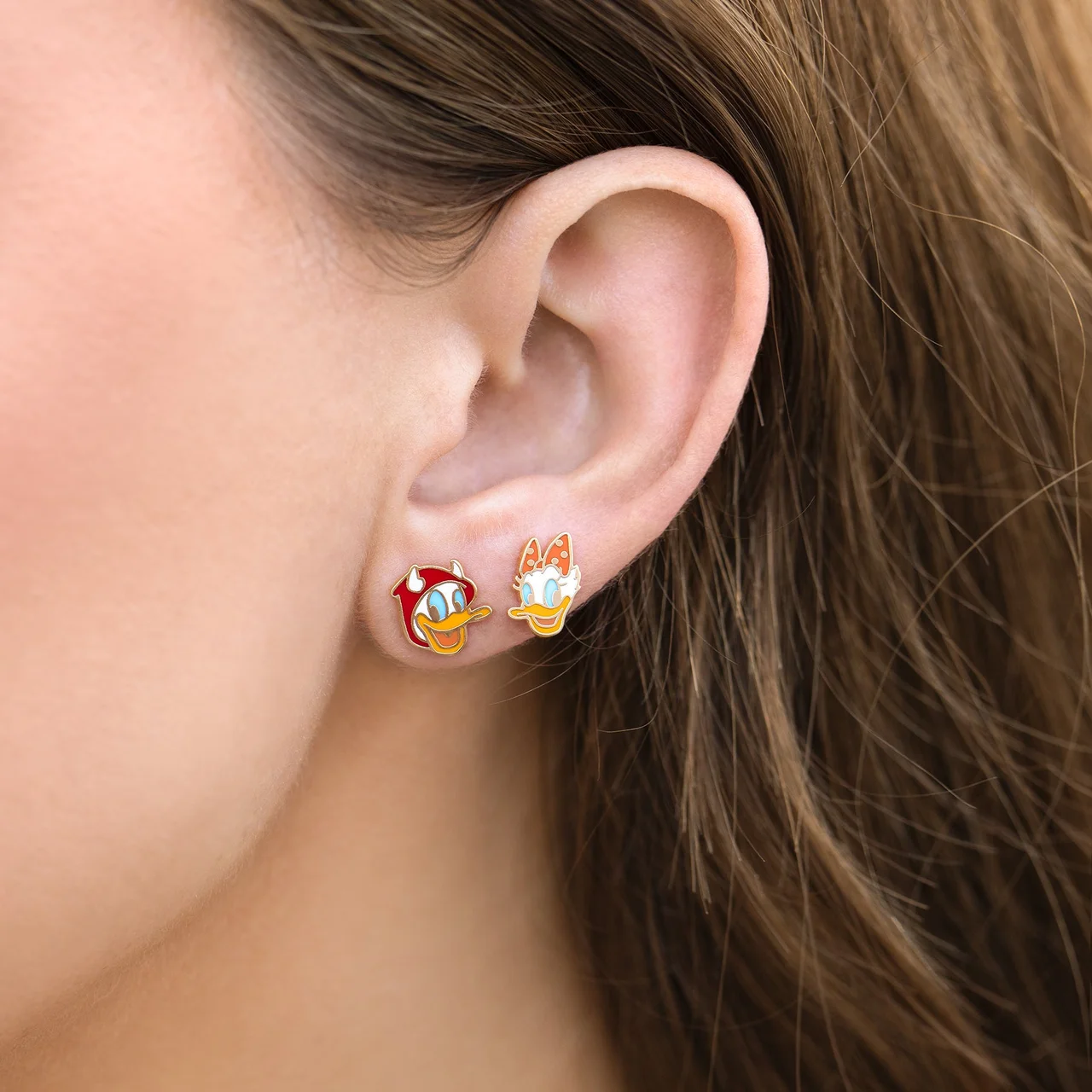 Disney Spooky Donald and Daisy Studs - Image 2