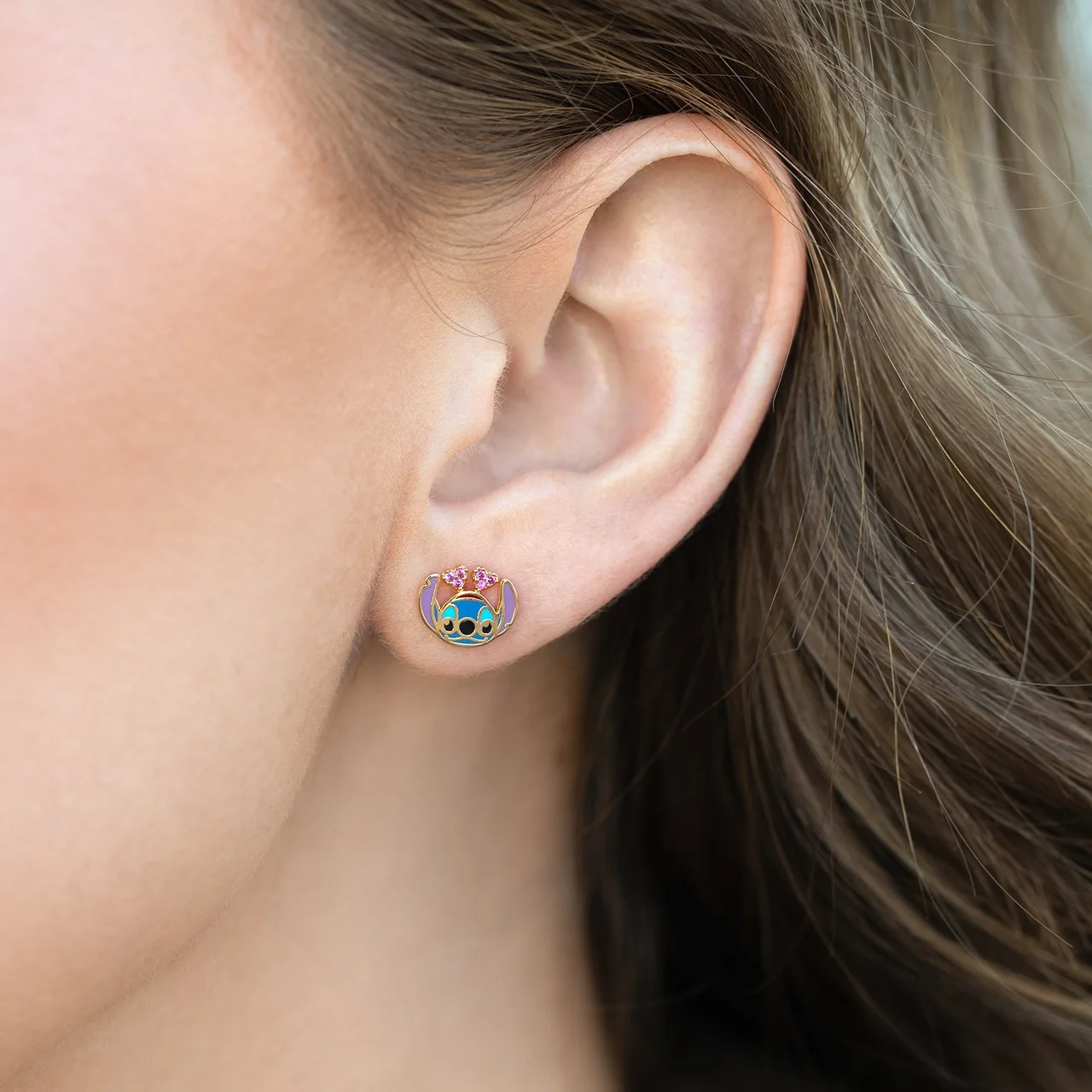 Disney Stitch & Angel Studs - Image 2