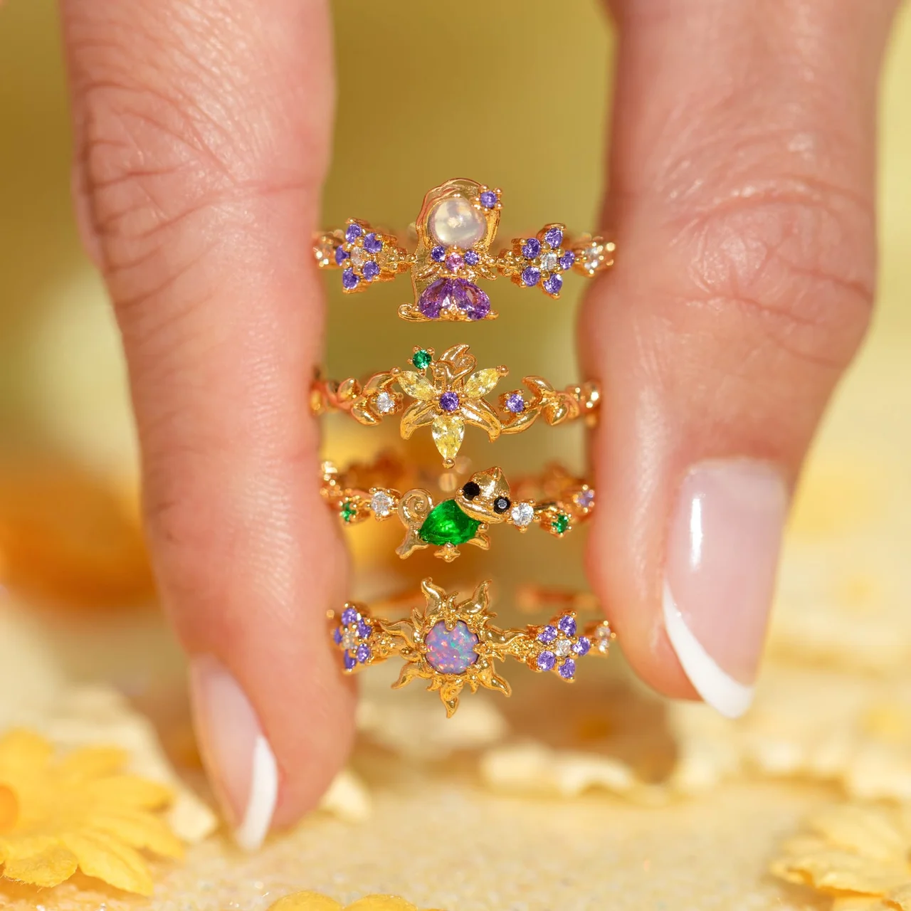 Disney Tangled Corona''s Crest Sun Ring - Image 4