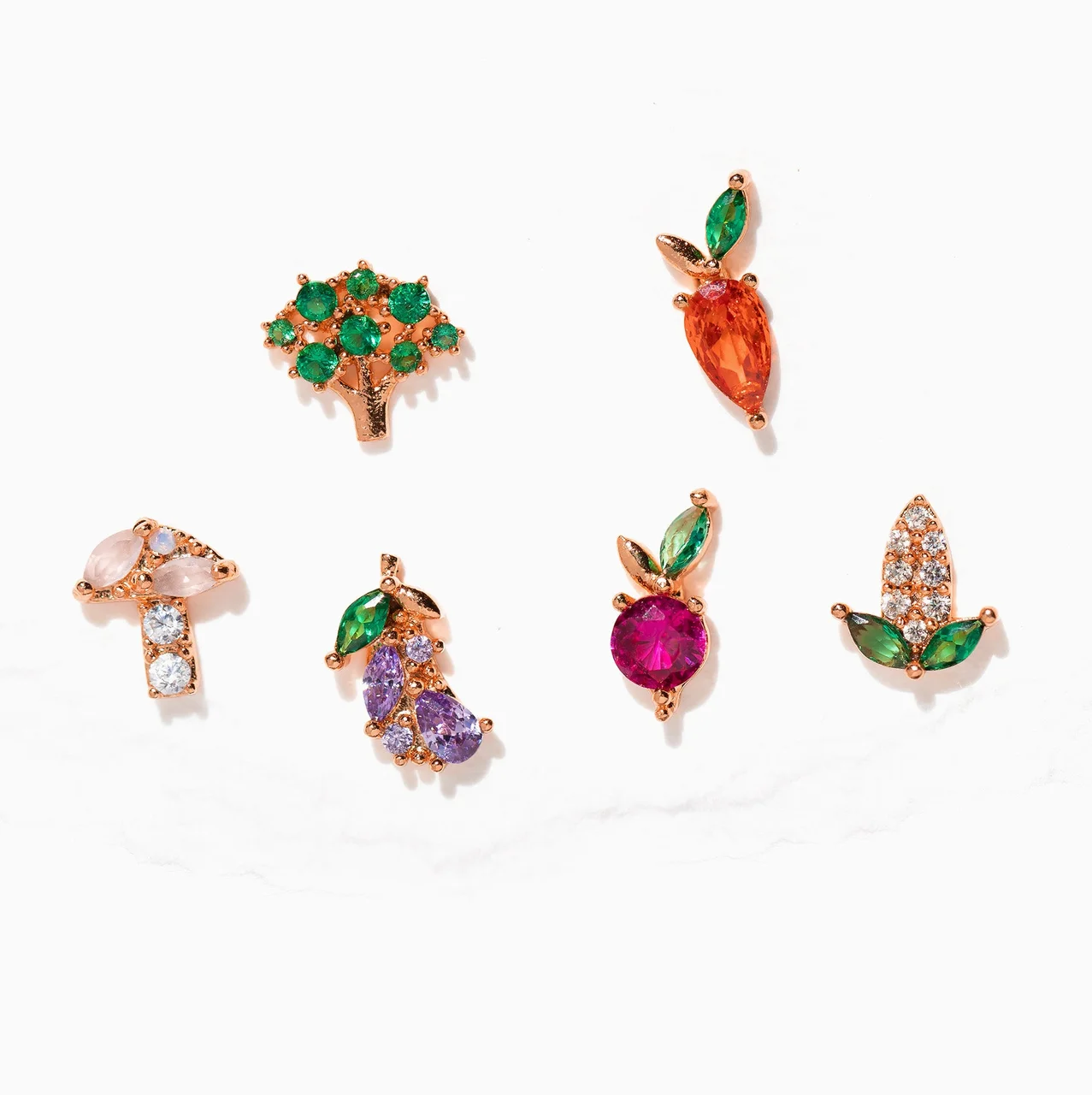 Farmers Market Veggie Stud Set - Image 3