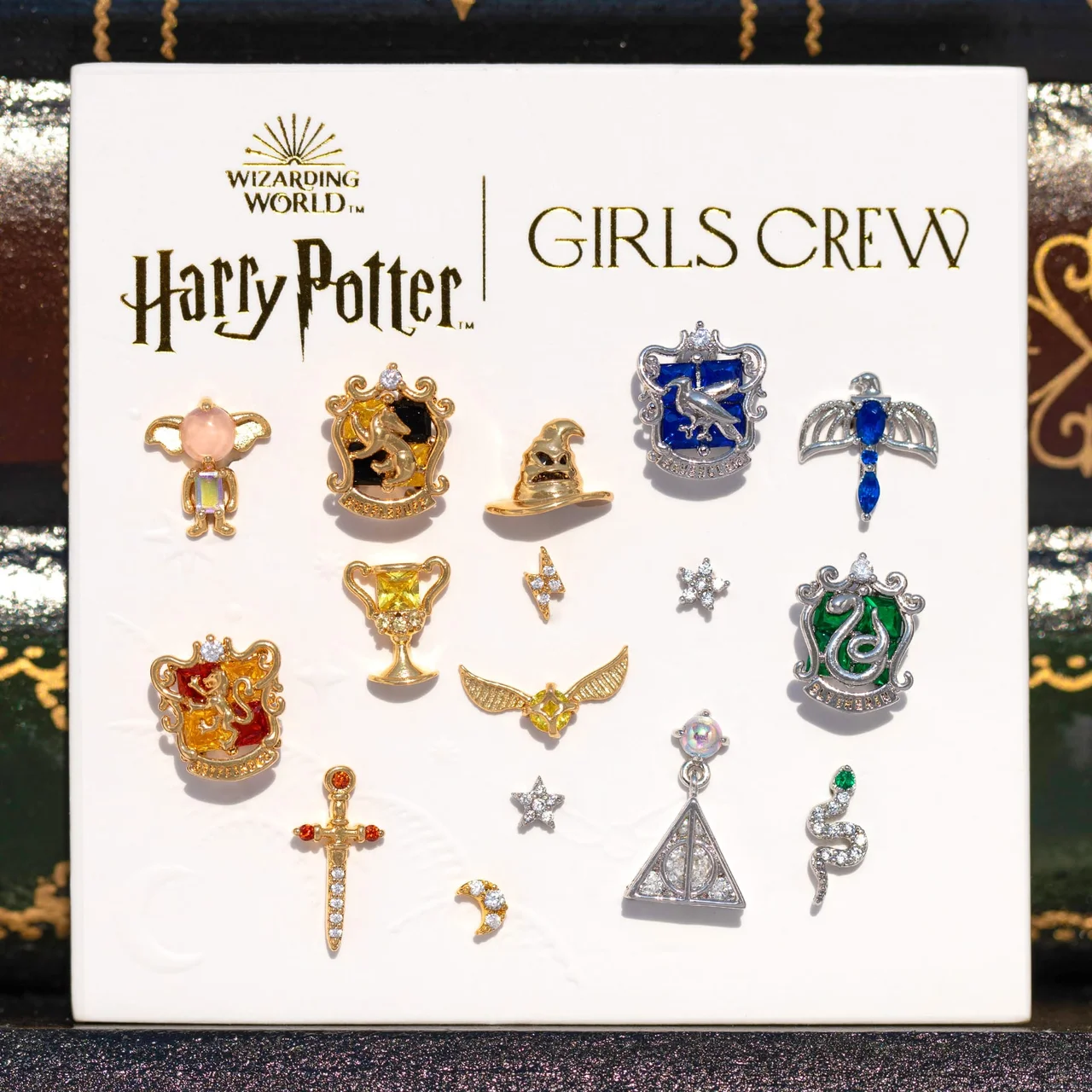 Harry Potter Hufflepuff House Earring Set - Image 3