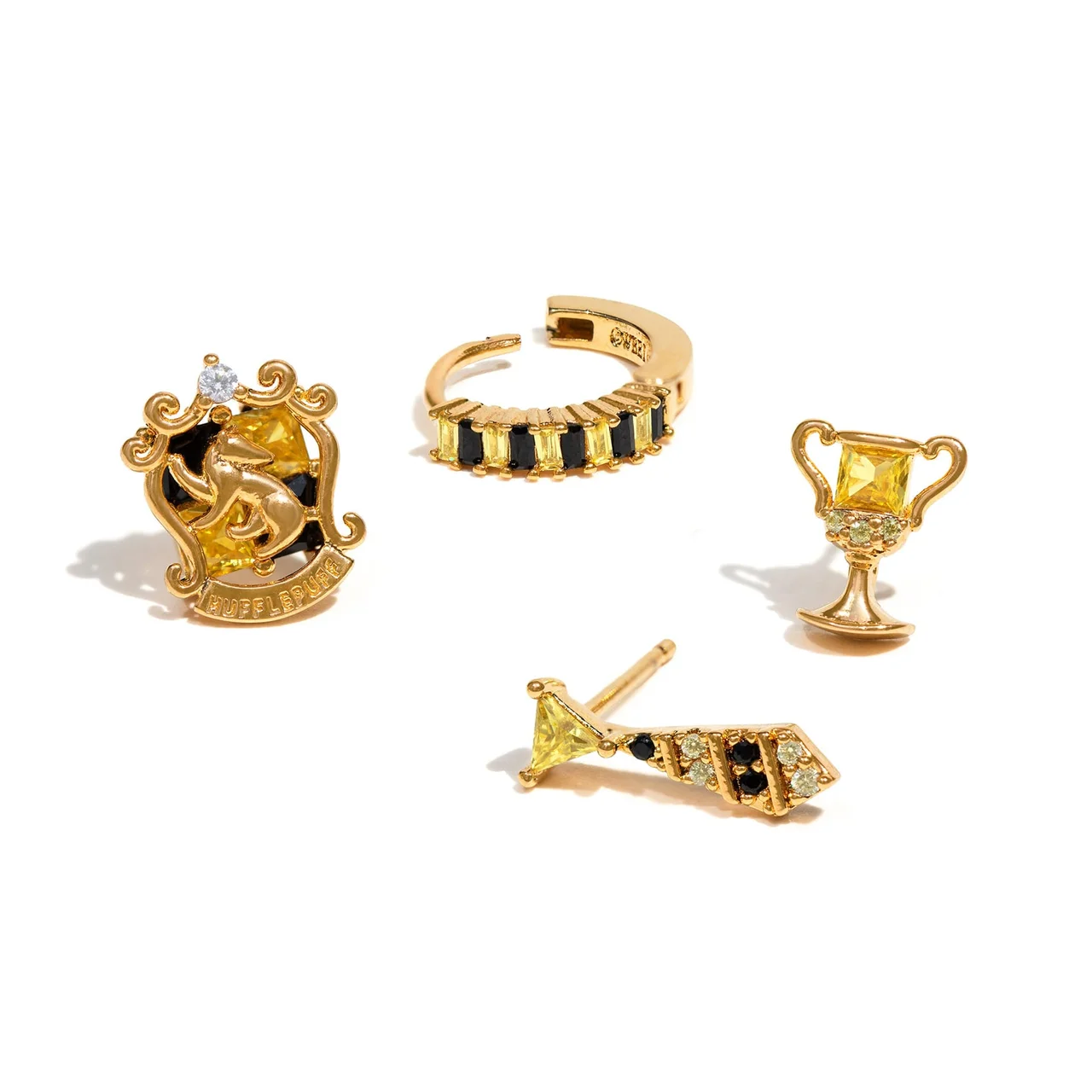 Harry Potter Hufflepuff House Earring Set - Image 6
