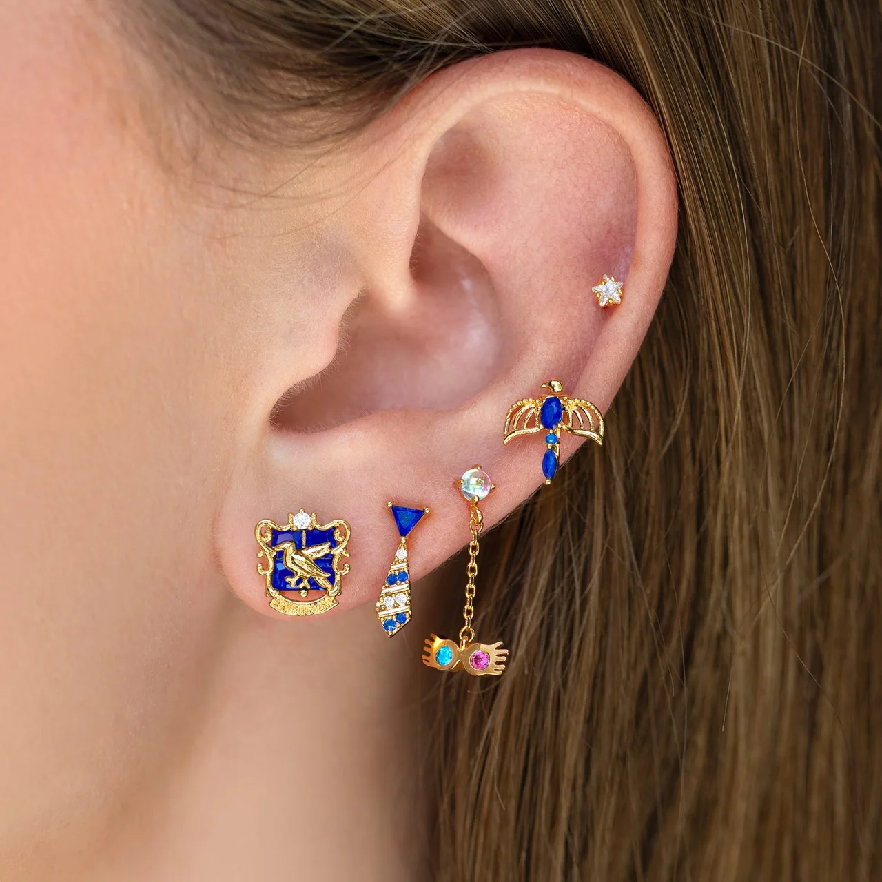 Harry Potter Ravenclaw House Earring Set - Image 3