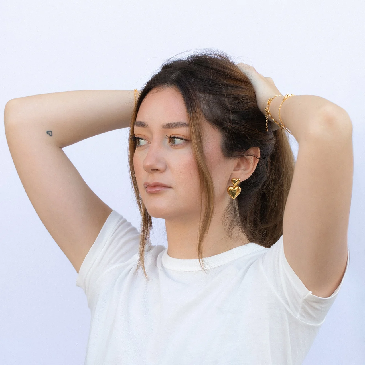 Heartfelt Dangle Earrings - Image 2