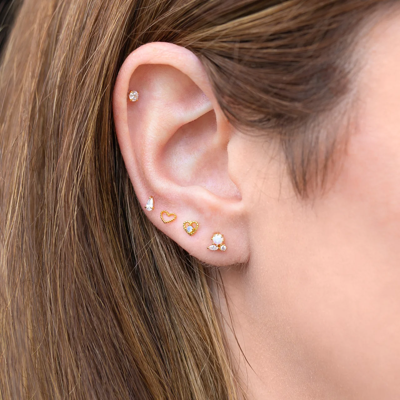 Hearts Wide Open Studs - Image 2