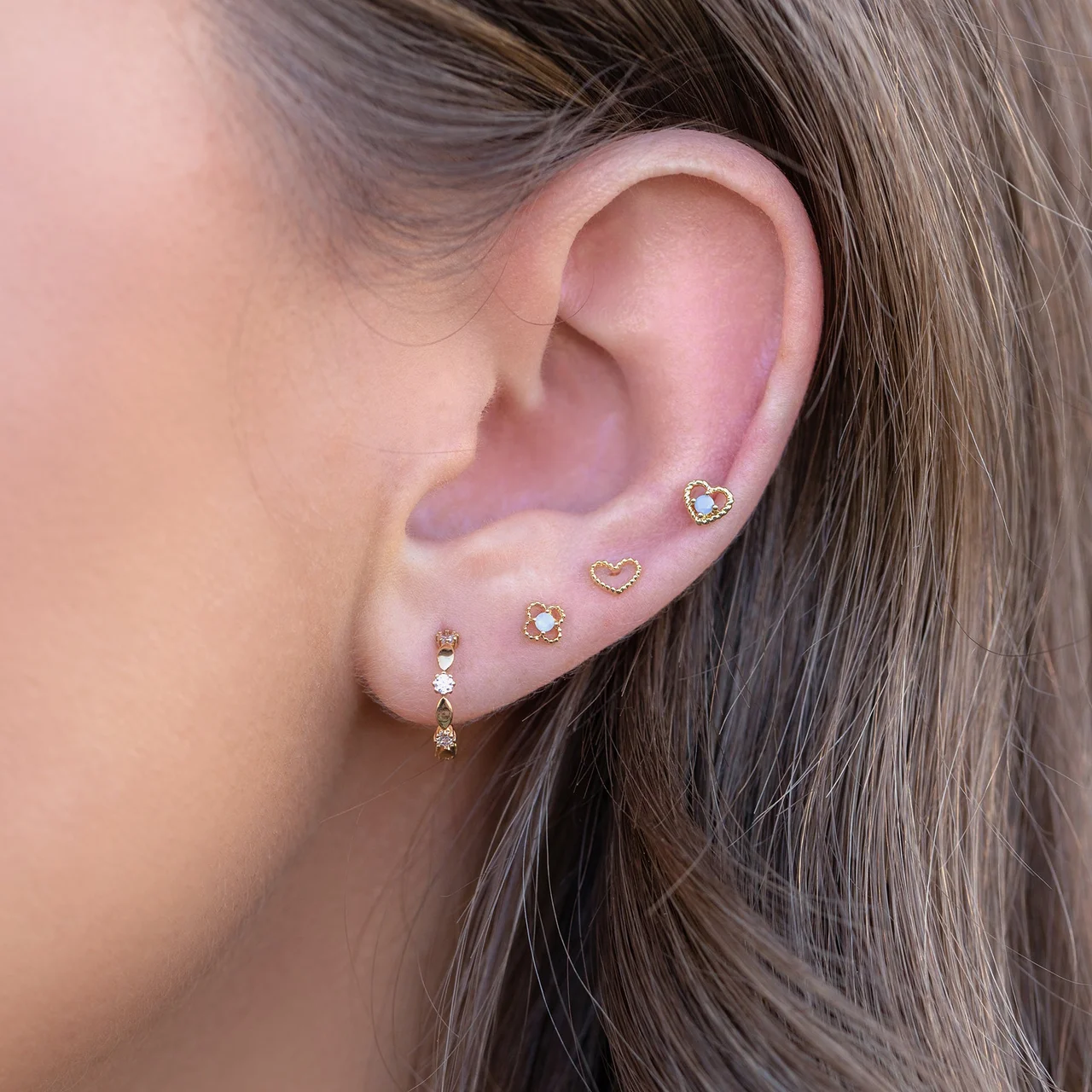 Hearts Wide Open Studs - Image 4