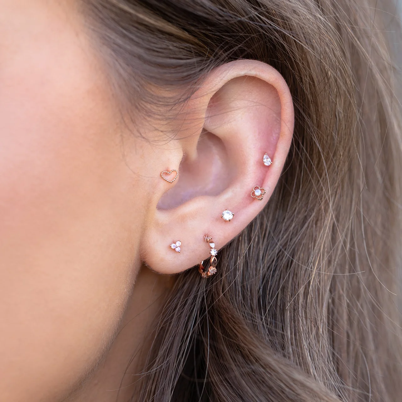 Hearts Wide Open Studs - Image 5
