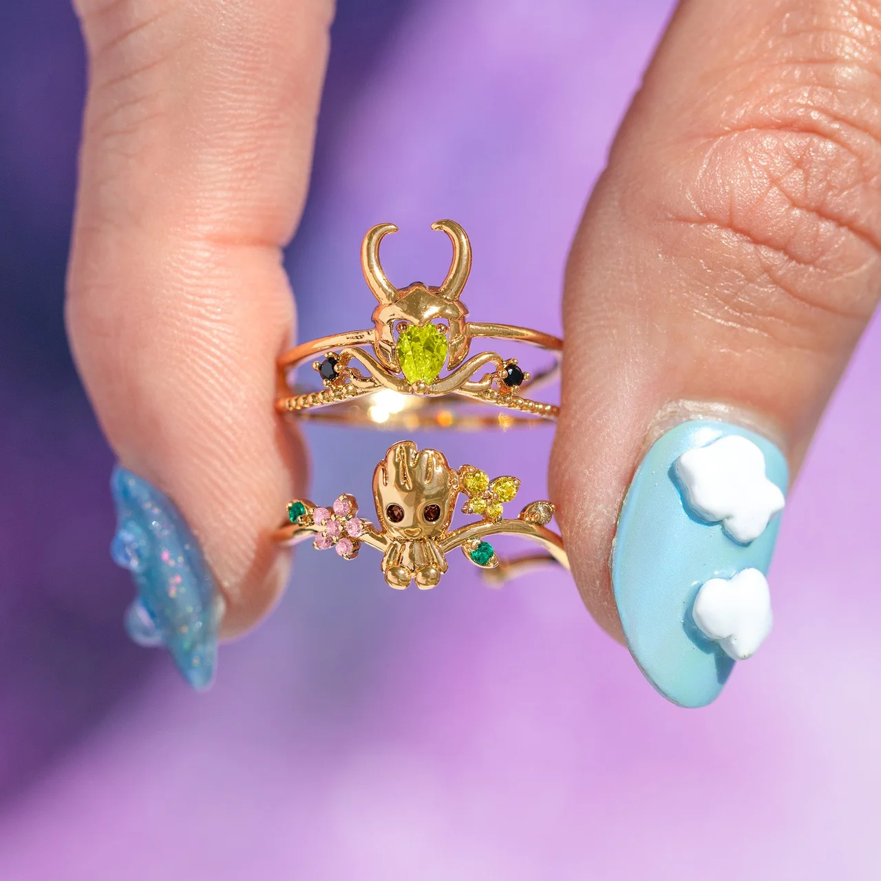 Marvel Studios Loki God of Stories Ring Set - Image 3