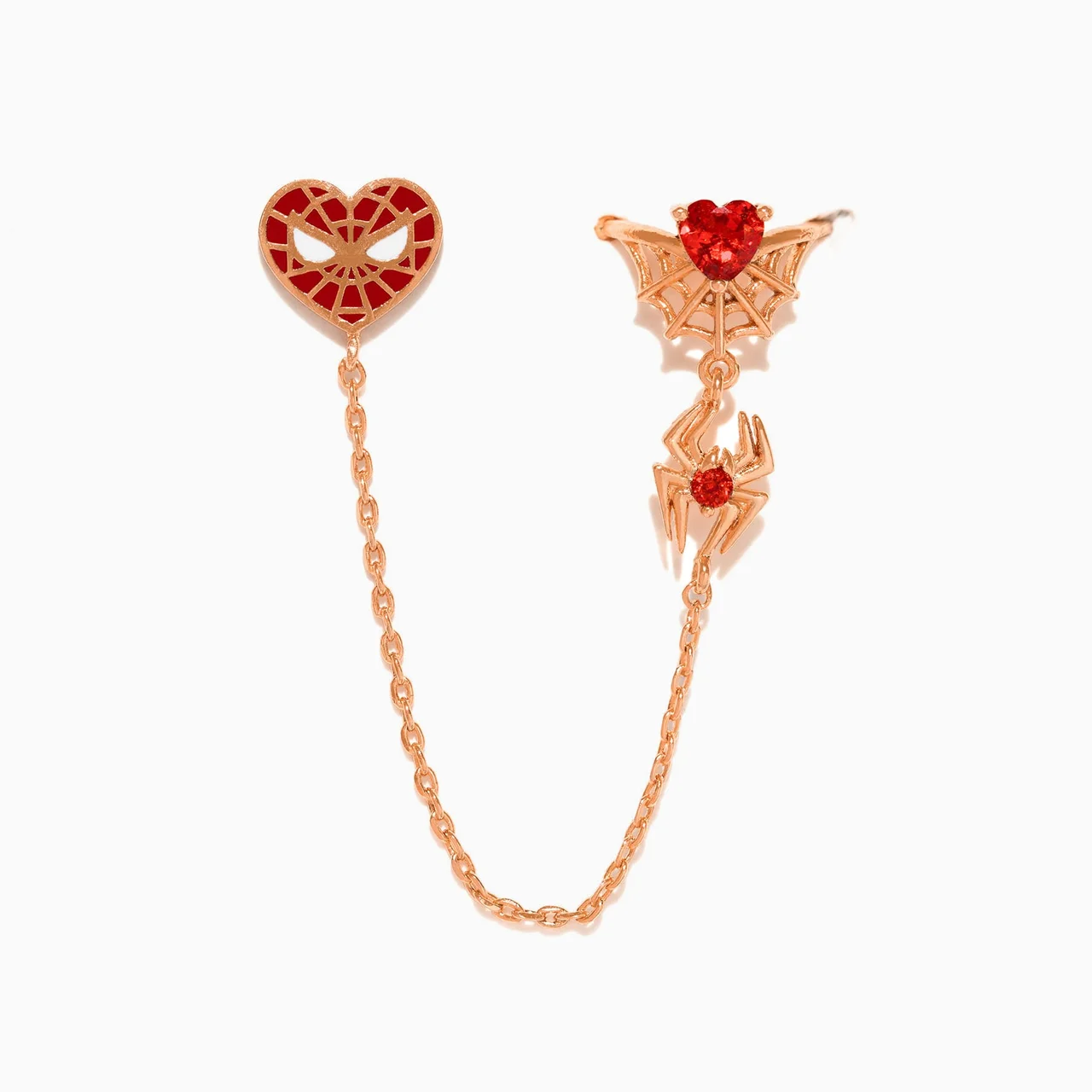 Marvel''s Spider-Man Web of Love Ear Cuff + Stud - Image 5