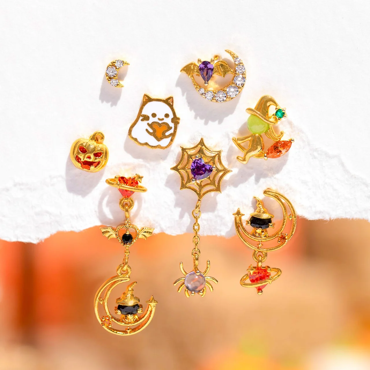 Midnight Meow Dangle Earrings - Image 9