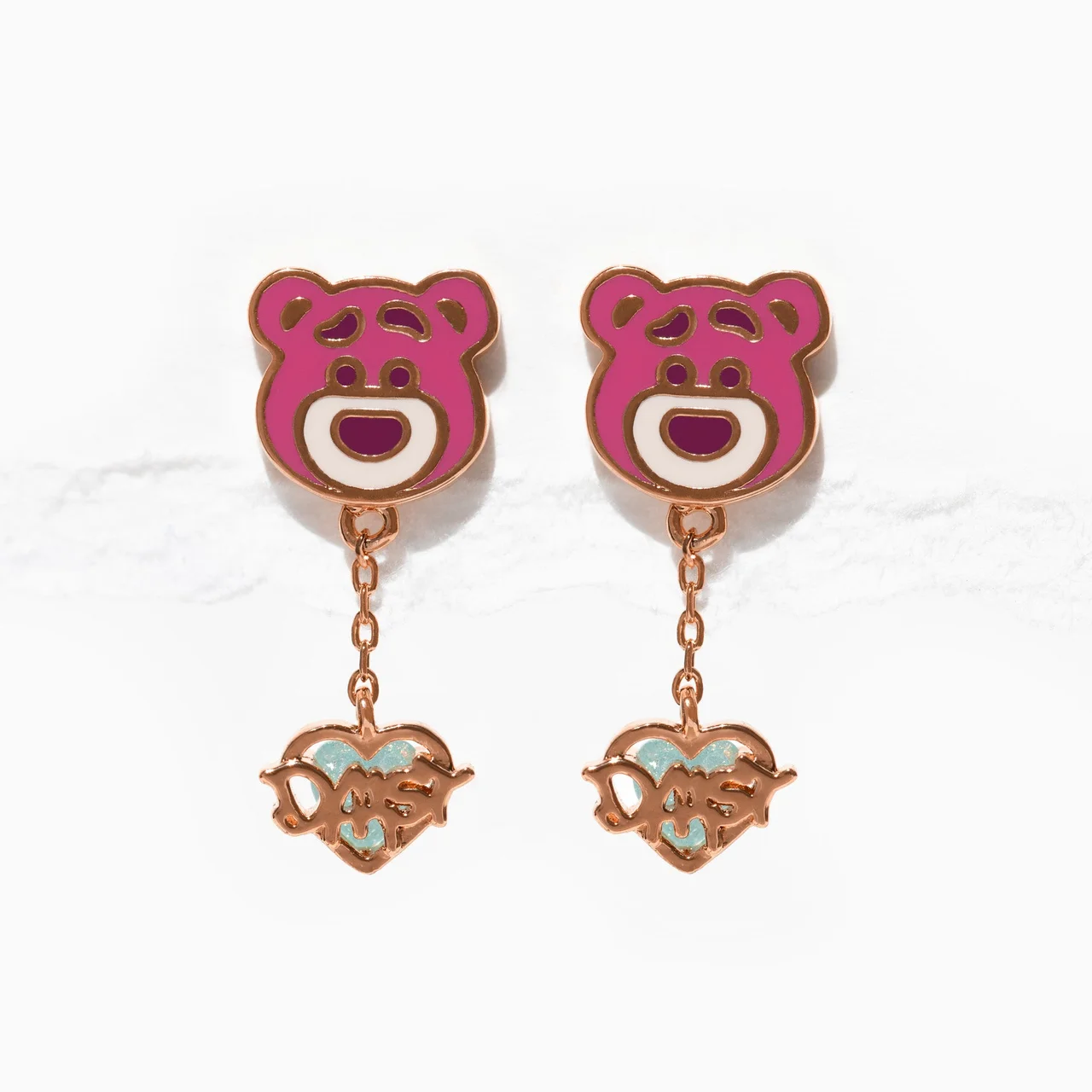Pixar Toy Story Lotso Dangle Earrings - Image 3