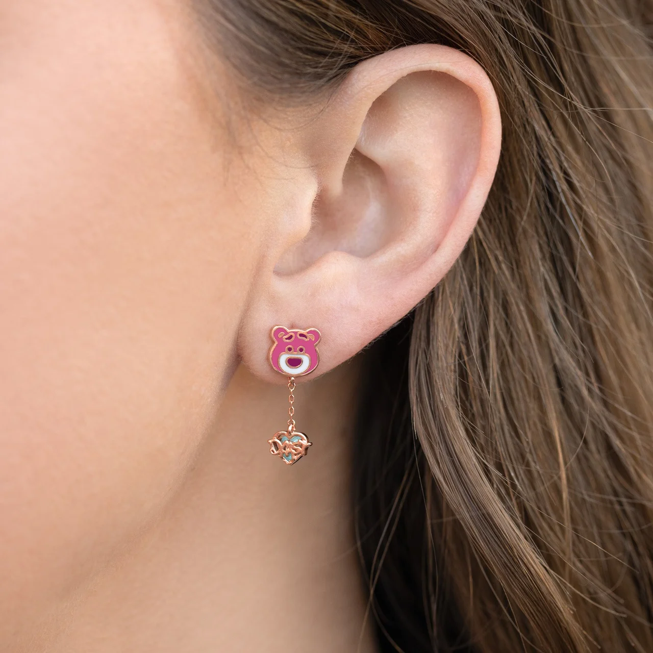 Pixar Toy Story Lotso Dangle Earrings - Image 4