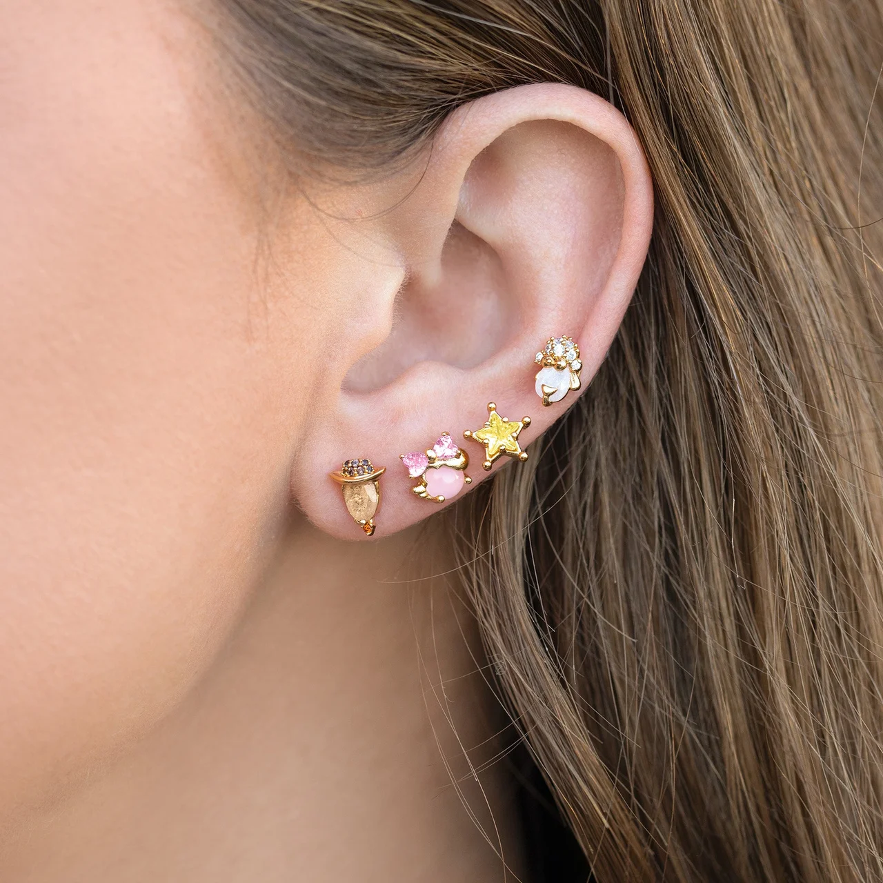 Pixar Toy Story Woody & Bo Peep Earring Set - Image 2
