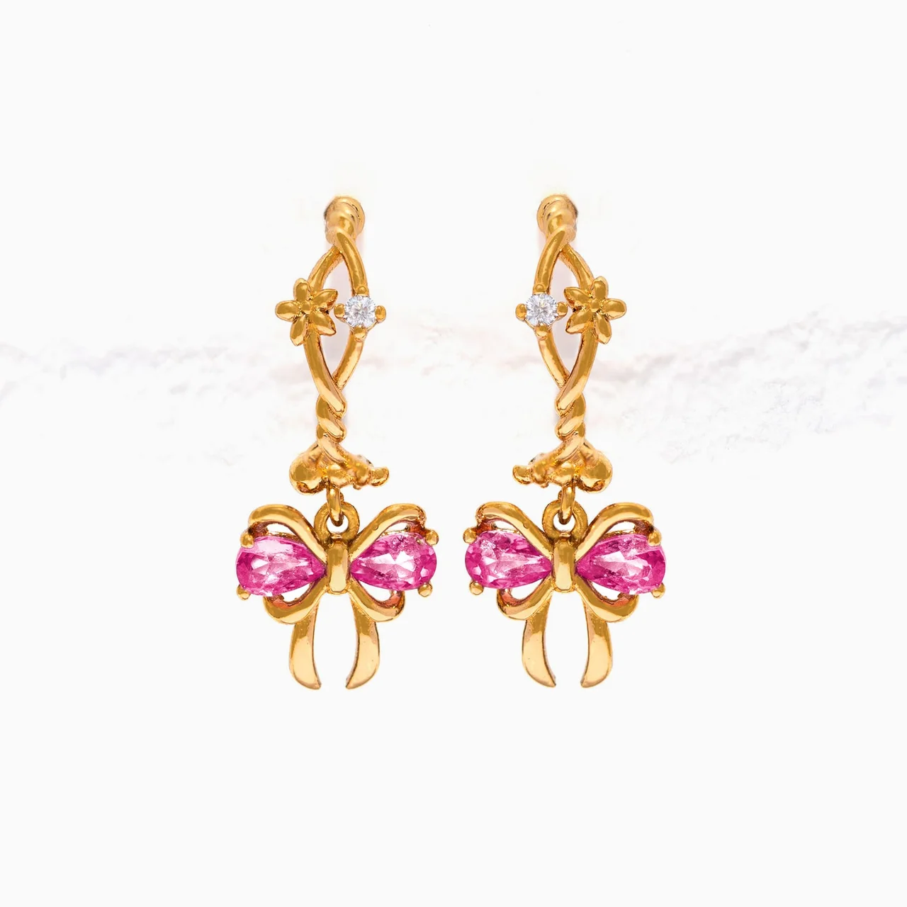 Pretty in Pink Hoops