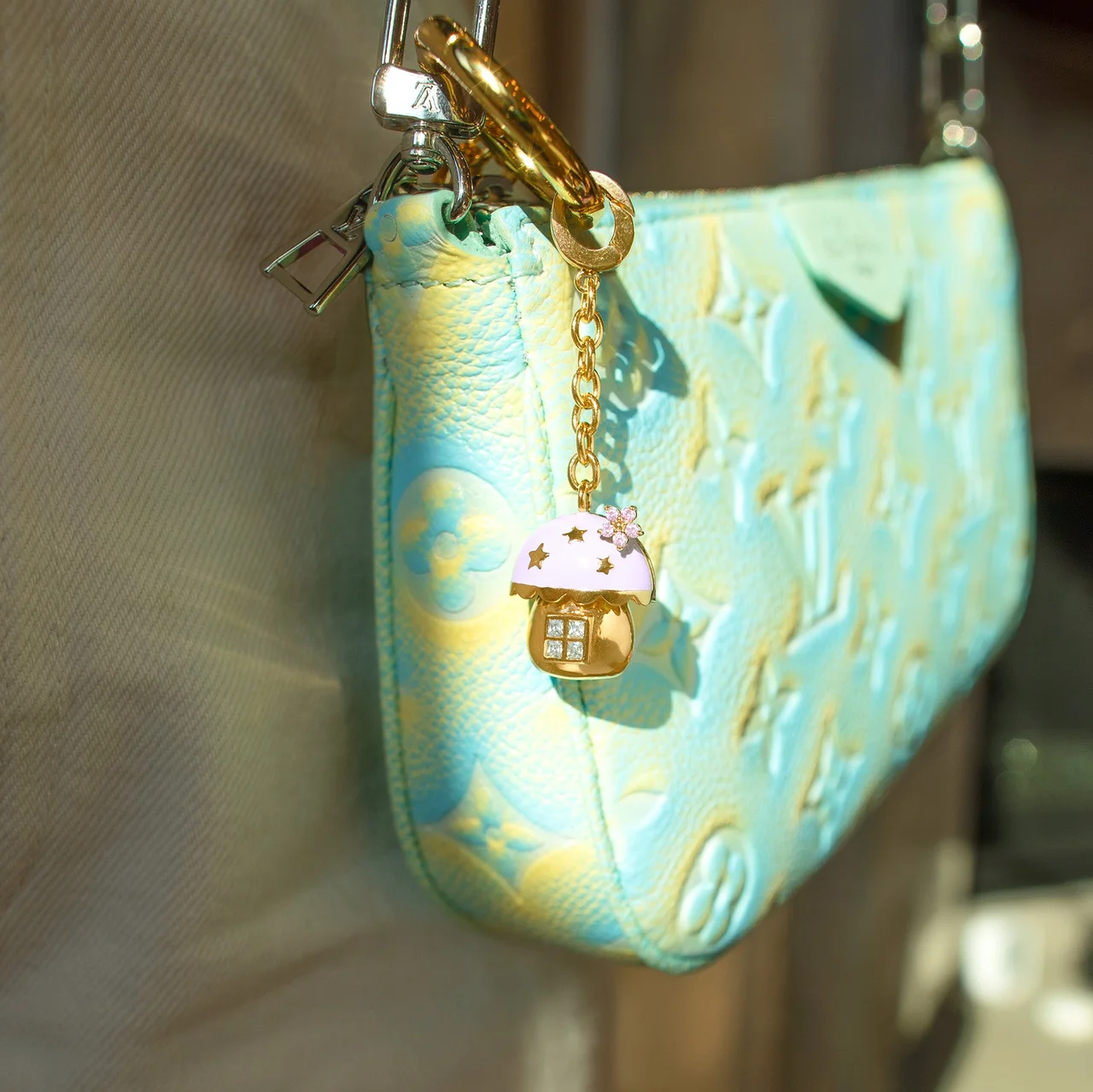 Shroom Cottage Bag Charm - Image 2