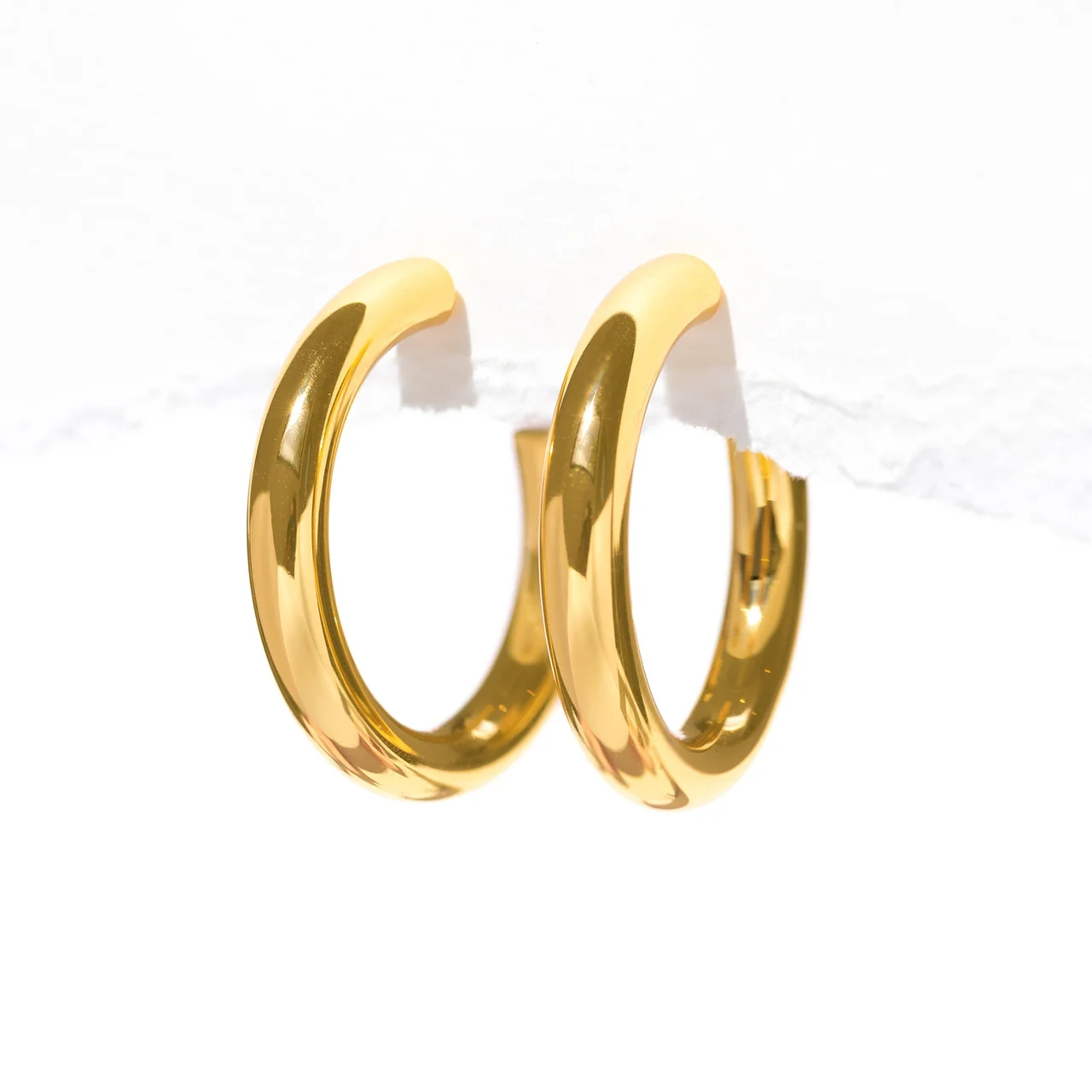 Sparkler Hollow Hoops - Image 3