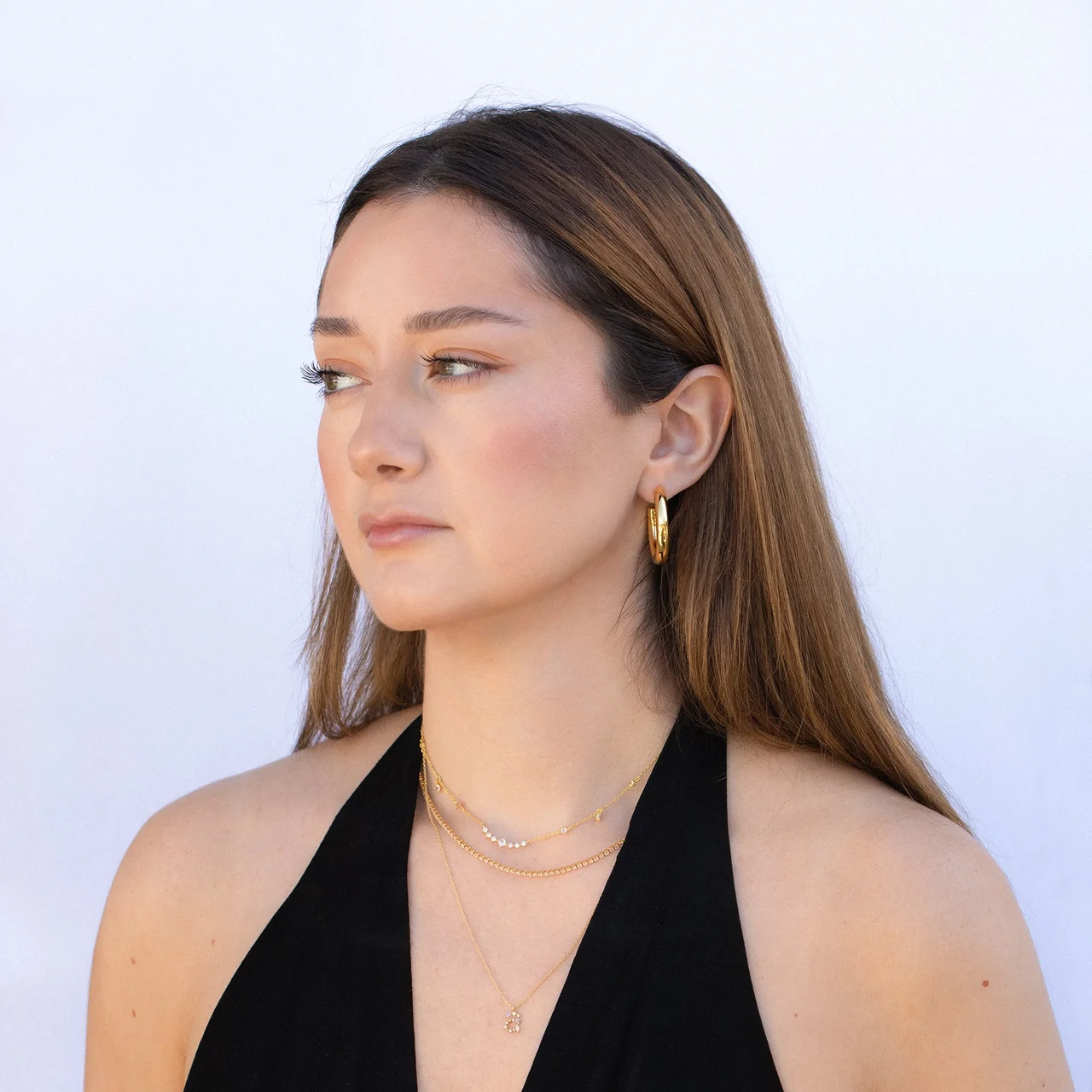Sparkler Hollow Hoops - Image 4