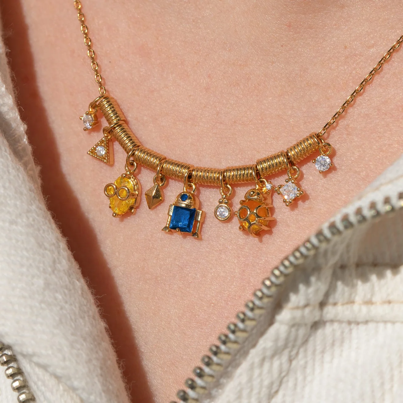 Star Wars™ Droids Charm Necklace - Image 2
