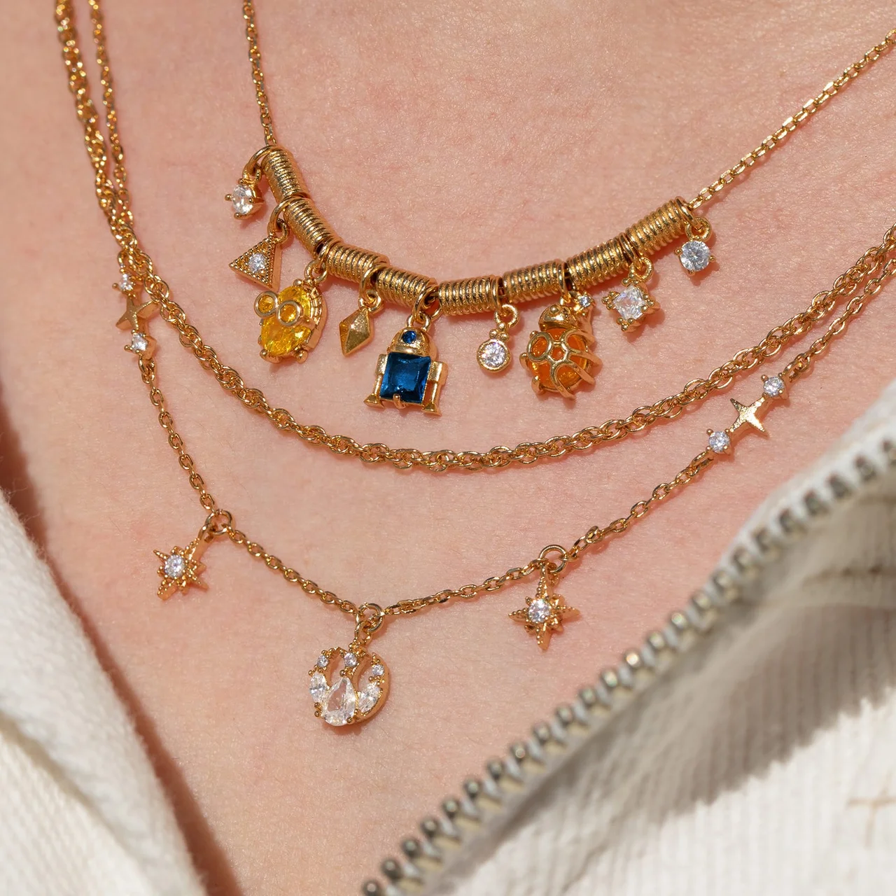 Star Wars™ Droids Charm Necklace - Image 6