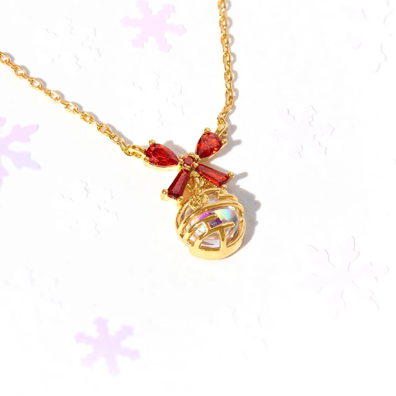 Star Wars™ Festive Death Star Necklace - Image 3