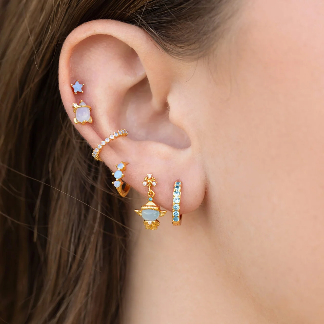 Star Wars™ Grogu''s Galactic Getaway Earrings - Image 3