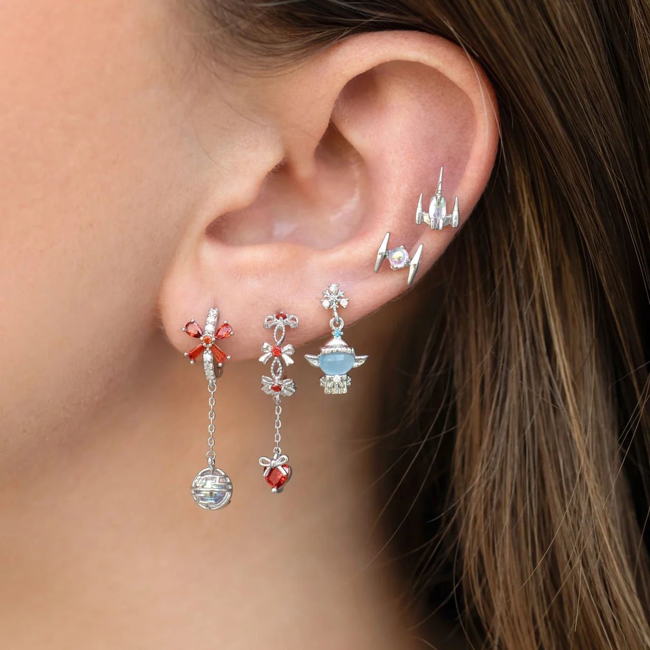 Star Wars™ Grogu''s Galactic Getaway Earrings - Image 6