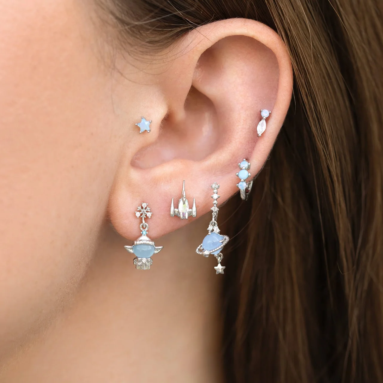 Star Wars™ Grogu''s Galactic Getaway Earrings - Image 9