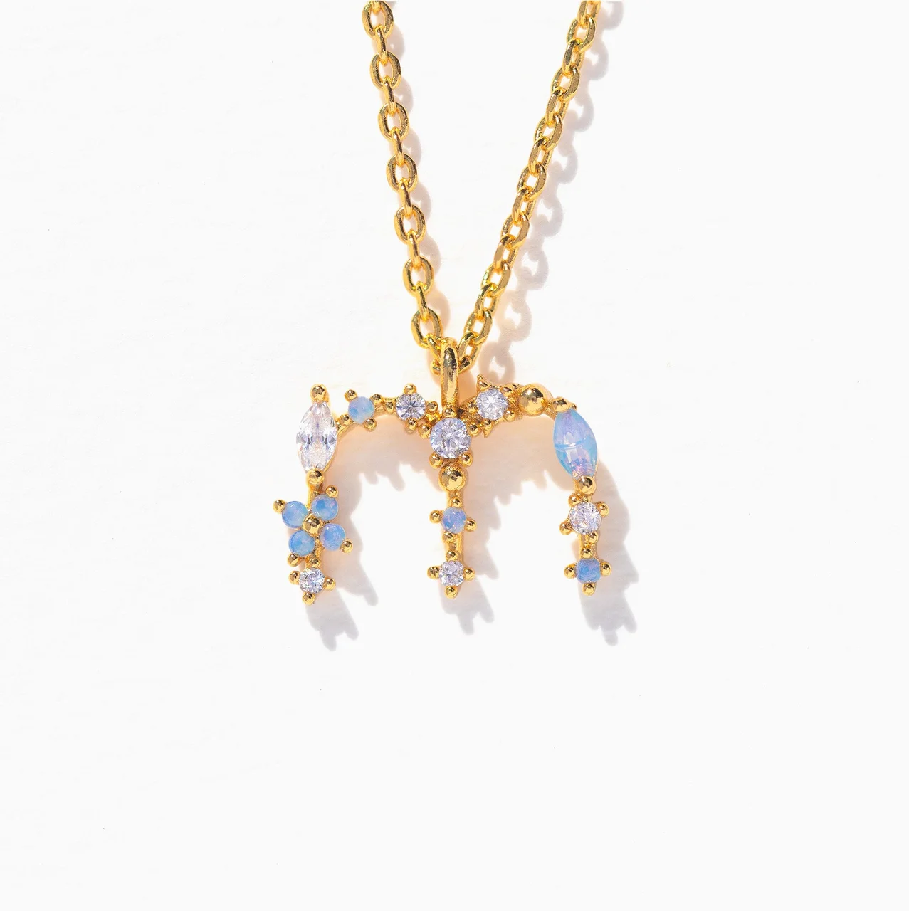 True Blossom Lowercase Initial Necklace - Image 11